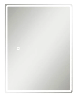 Шкаф-зеркало с подсветкой Onika Орби 206087 60см белый